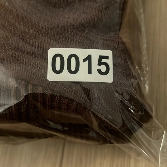 Prana Brown Long Sleeve Pocket Ribbed Knit Avalone Sweater Dress Size Small - Picture 8 of 8